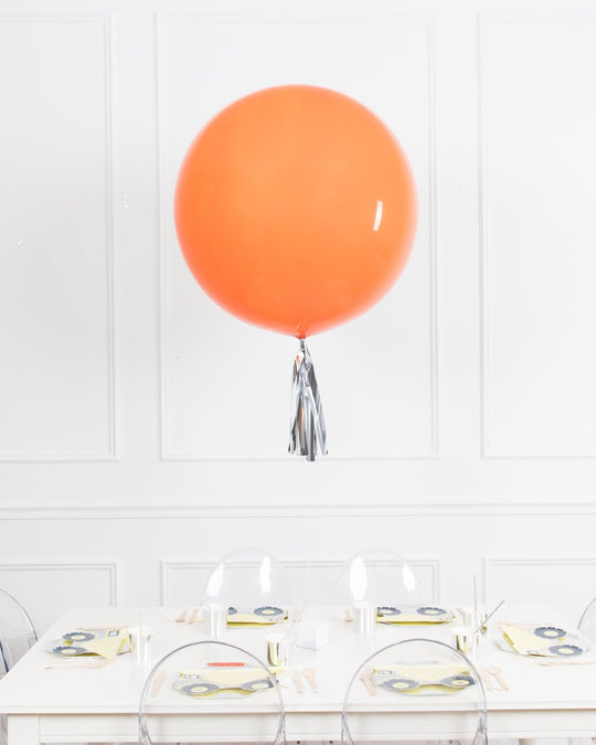 Construction Theme - Giant Balloon Centerpiece