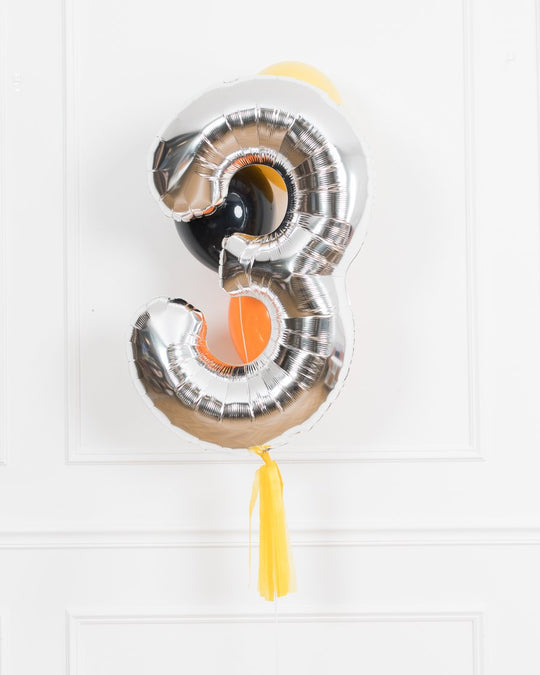 Construction Theme - Number Balloon Bouquet