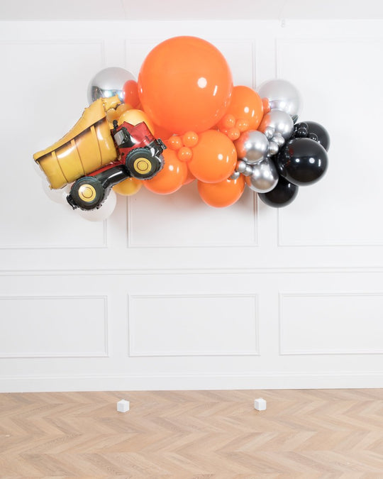 Construction Theme - Floating Balloon Arch with Foil - 5FT