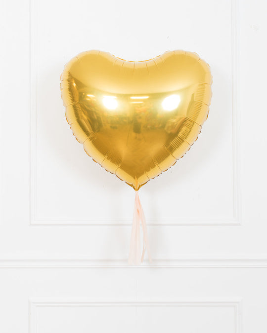 Office Baby Shower - 36in Heart Foil Balloon with Skirt