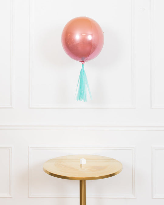 Office Birthday Party - 16in Orb Centerpiece with Skirt