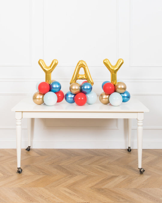Office Retirement Party - Tabletop YAY Balloons - 1.5ft