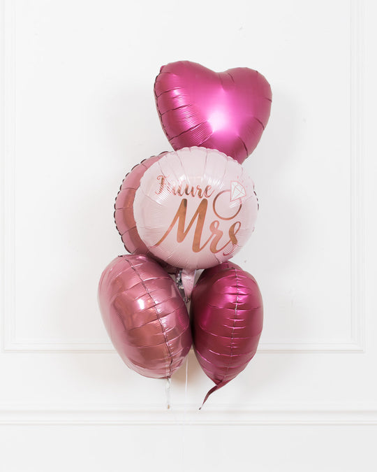 Bridal Office Party - All Foil Balloons - Bouquet of 7