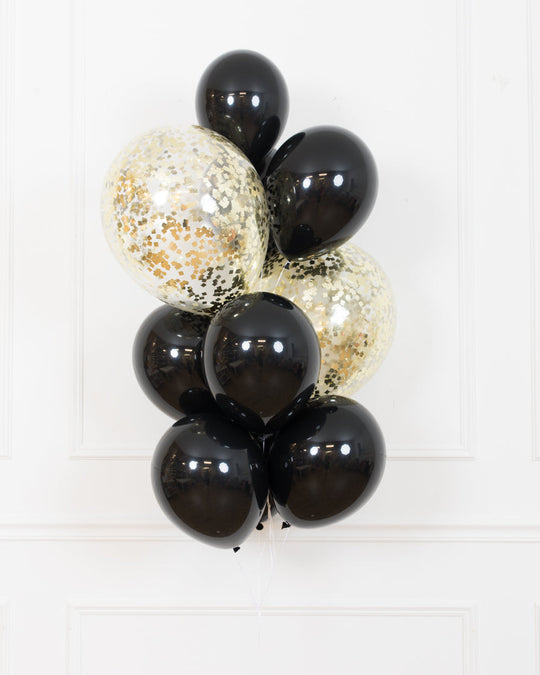 Office Congrats Party - Confetti and 11in Bouquet of 10