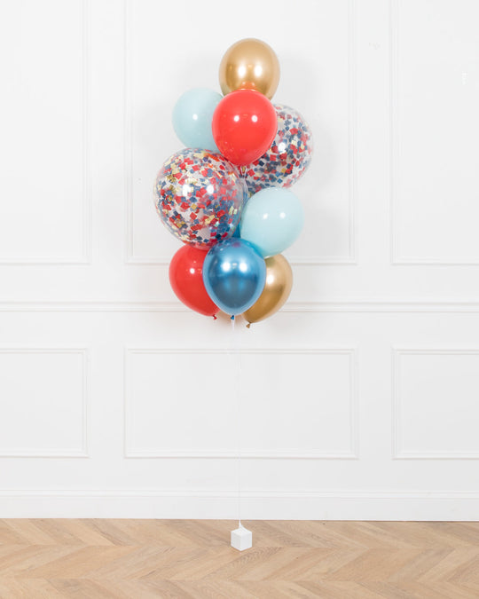 Office Retirement Party - Confetti and 11in Bouquet of 10