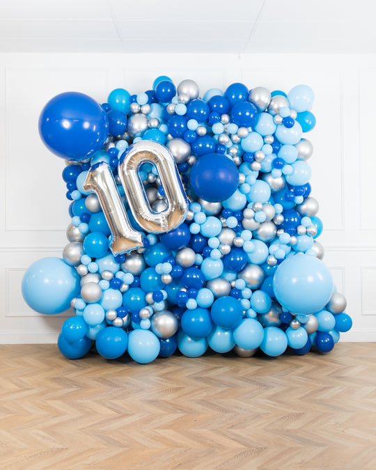 Custom Business Collection - Corporate Anniversary Party Balloon Wall - 7ft