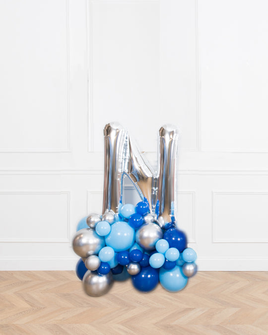 Custom Business Collection - Personalized Letter Balloon Pedestal - 4ft