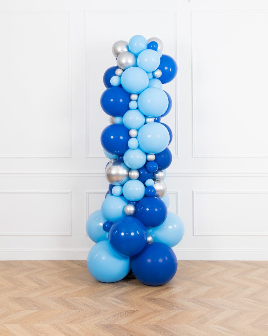 Glam Tan - Floating Balloon Arch & Champagne Column Set — Paris312
