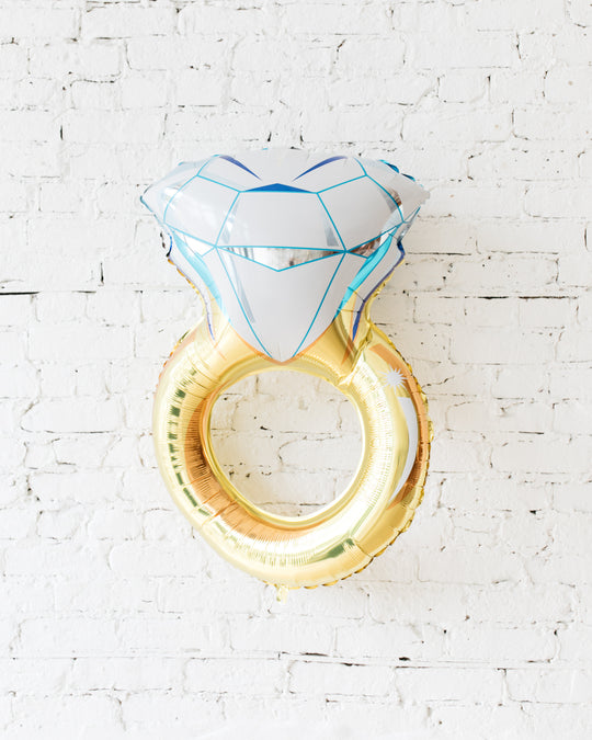 39in Diamond Ring Foil Balloon
