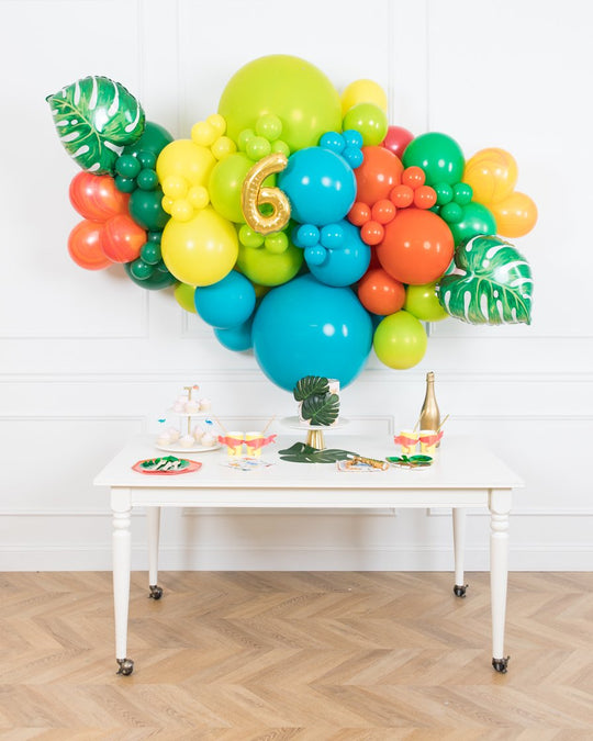 Dinosaur Party - Number Balloon Backdrop Install Piece