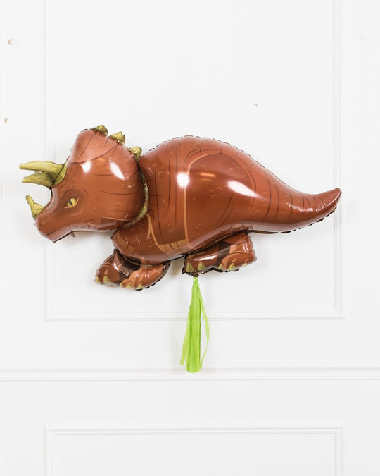 Dinosaur Party - Triceratops Foil Balloon