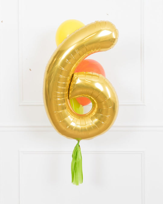 Dinosaur Theme - Number Balloon Bouquet