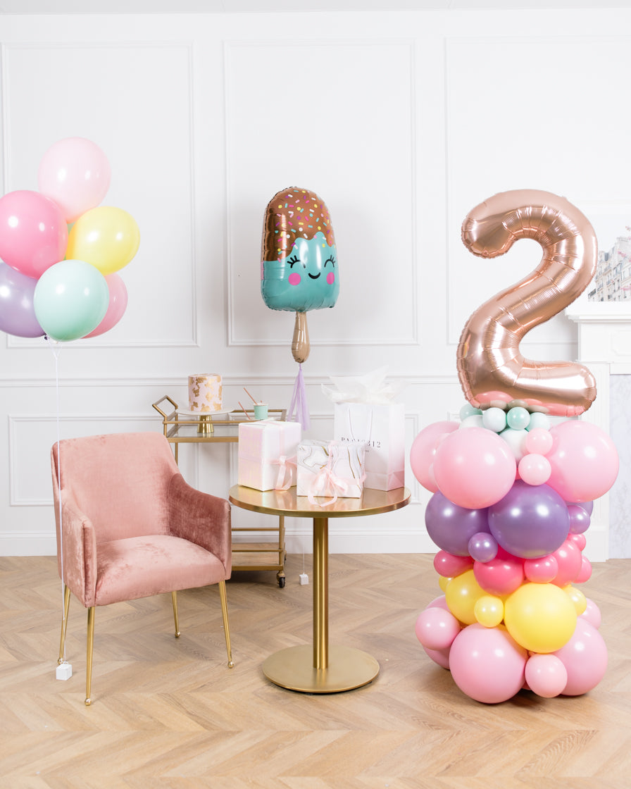 sweet-treats-theme-balloon-mint-pinks-purple-yellow-foil-rose-gold-birthday-bouquet-ice-cream
