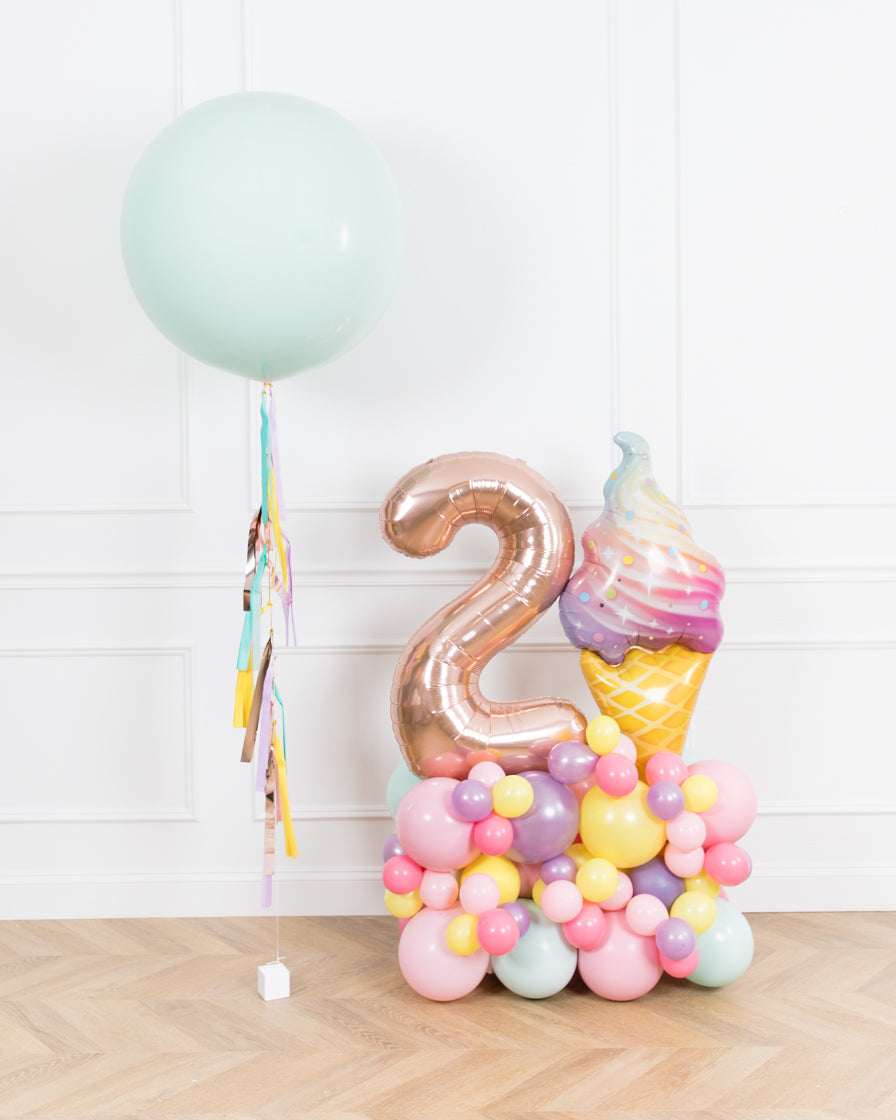 gian-balloon-sweet-treats-theme-mint-pinks-purple-yellow-ice-cream-rainbow-tassel