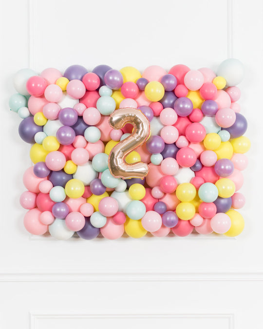 Sweet Treats Theme - Number Balloon Backdrop Board - 30inx40in