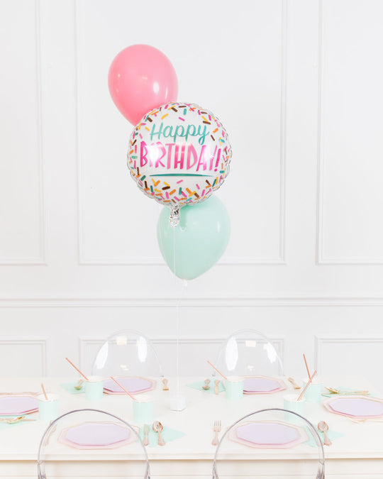 Sweet Treats Theme - Birthday Balloon Bouquet Centerpiece