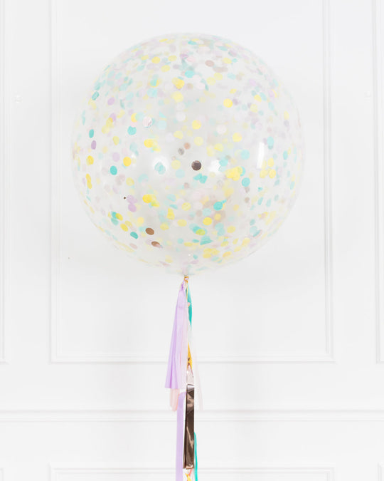 Sweet Treats Theme - Confetti Giant Balloon with Tassel