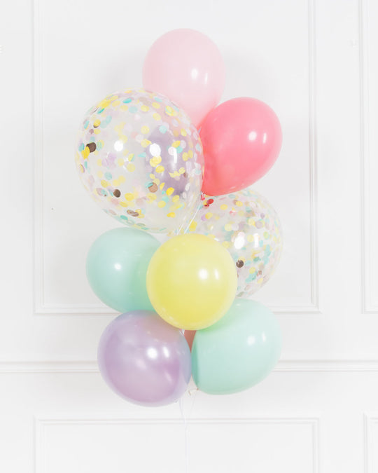 Sweet Treats Theme - Confetti and 11in Balloon Bouquet