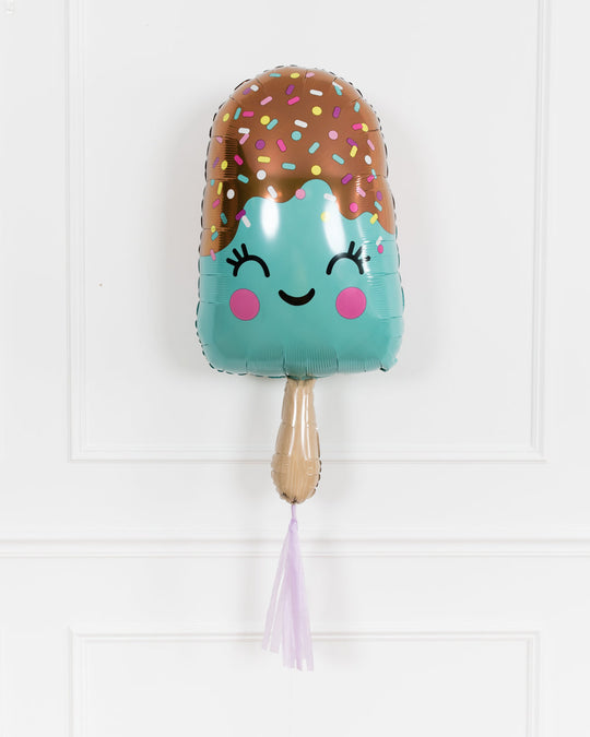 Sweet Treats Theme - Happy Ice Cream Bar Foil Balloon