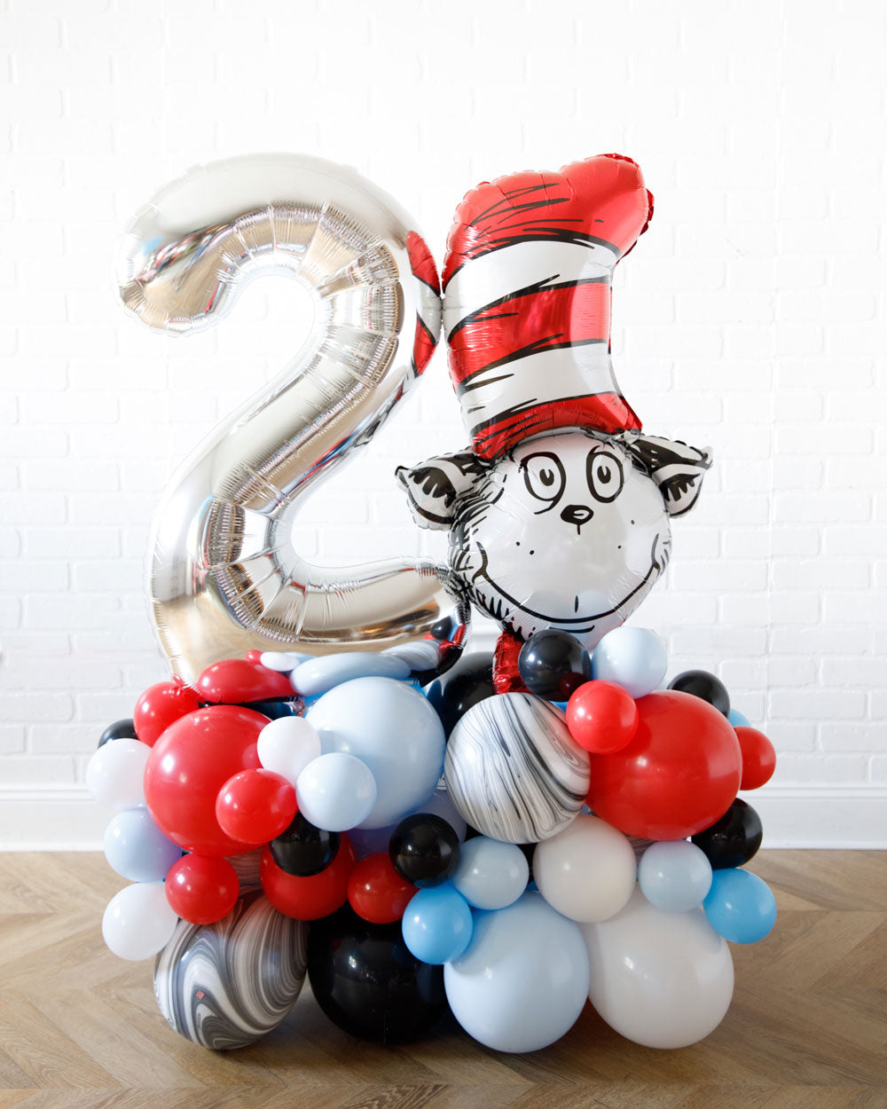 Rhyme Time - Number Balloon Pedestal - 4ft — Paris312