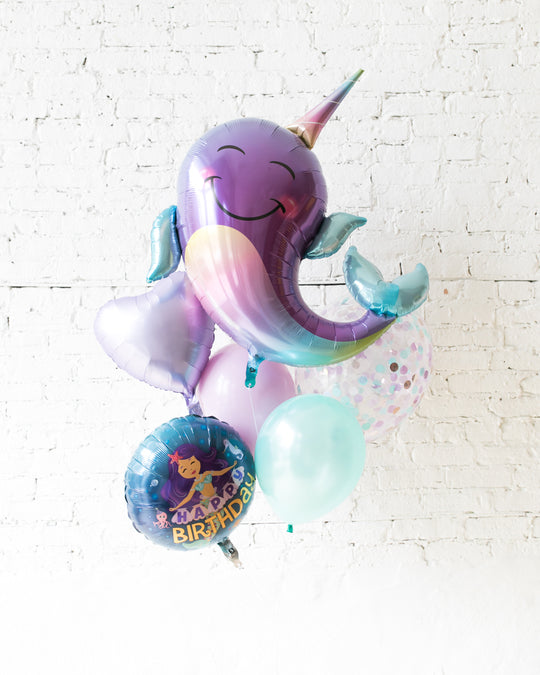 GIFT-Narwhal Balloon Bouquet