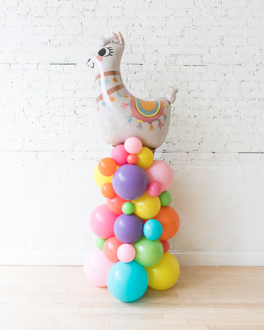 Fiesta Theme - Llama Balloon Column - 4ft
