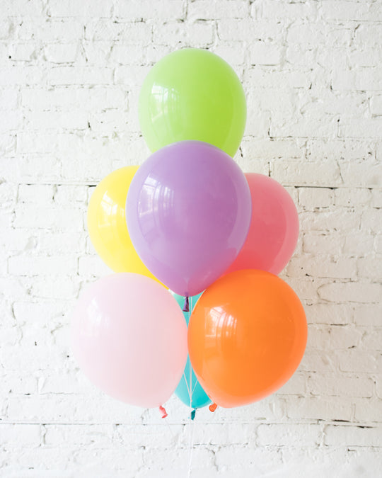 Fiesta Theme - 11in Balloons - bouquet of 7