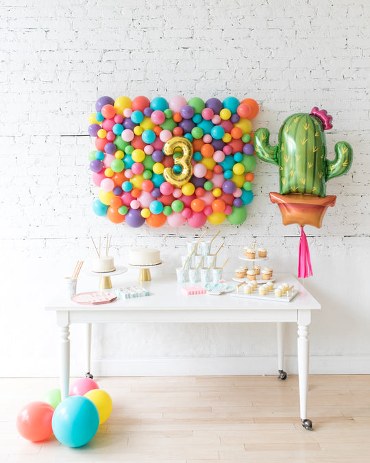 Fiesta Theme - Balloon Board & Cactus Foil Set