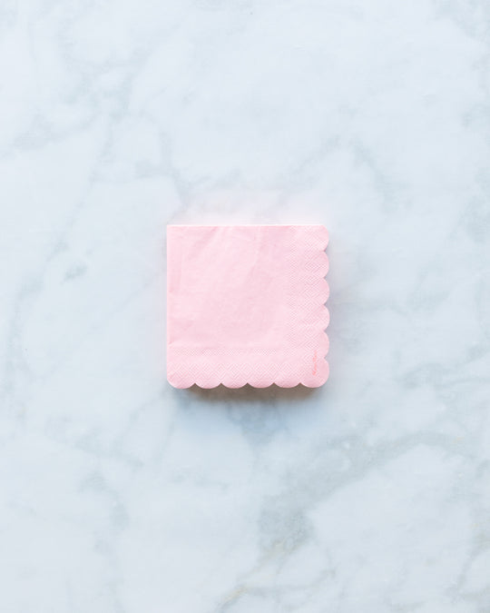 Meri Meri - Neon Coral Small Napkins - pack of 20