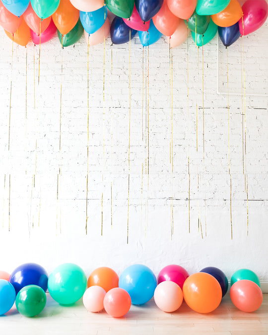 Party Animal Theme - Ceiling & Floor Balloons Set