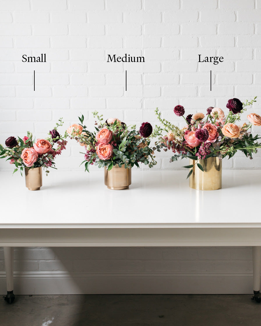 Berry Blush - Floral Arrangement - Medium (set of 3) — Paris312
