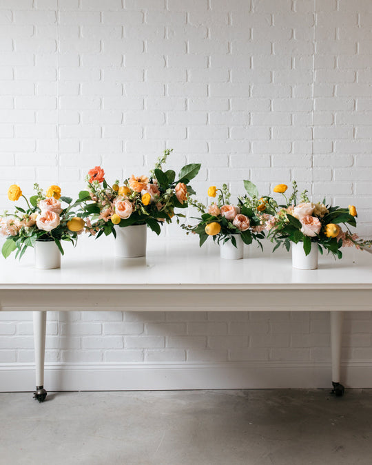 Citrus - Floral Mix - The centerpiece Set
