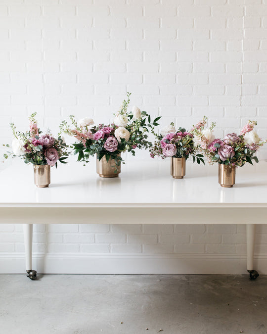 Modern Mauve - Floral Mix - The centerpiece Set