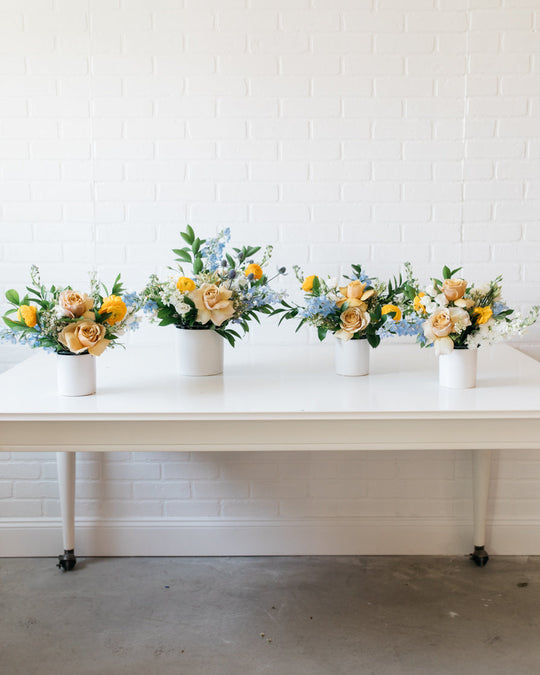 Mid Century Hues - Floral Mix - The centerpiece Set