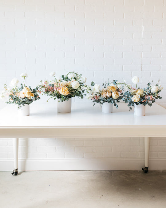 Glam Tan - Floral Mix - The centerpiece Set