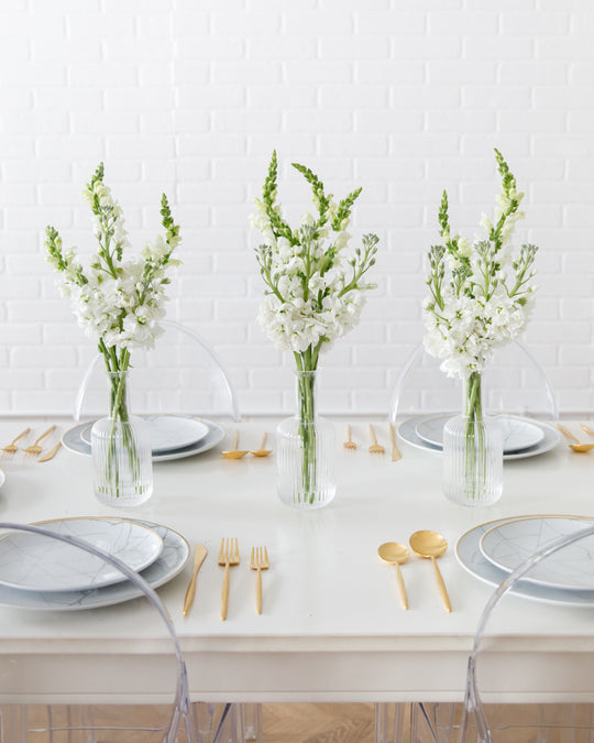 White - Floral Arrangements - Sweet Marie (set of 3)