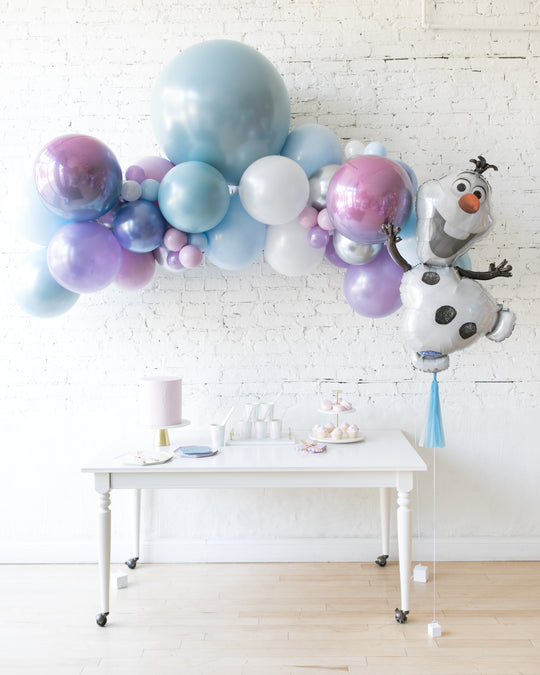 Frozen Theme - Floating Arch & Foil Balloon Set