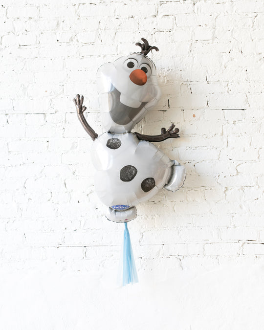 GIFT-41in Olaf Foil Balloon with Blue Skirt