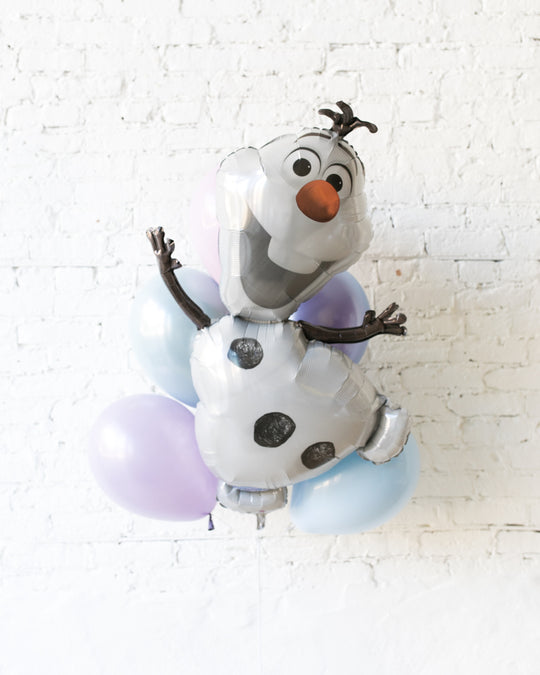 Frozen Theme - Foil and 11in Balloons - bouquet of 7
