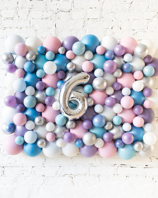 Frozen Theme - Number Balloon Backdrop Board - 30inx40in