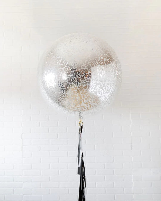 The Upside Down - Confetti Giant Balloon with Tassel