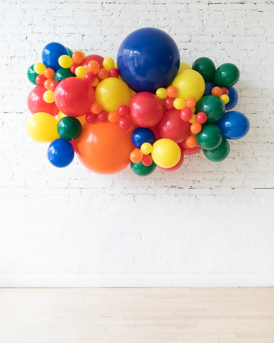 OUTDOOR-Sesame Street Theme - Backdrop Balloon Garland Install Piece