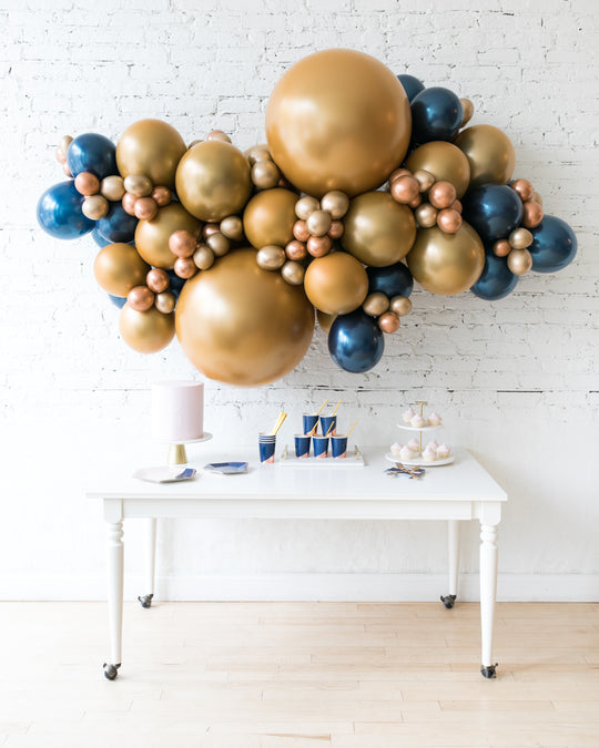 Midnight Copper - Backdrop Balloon Garland Install Piece