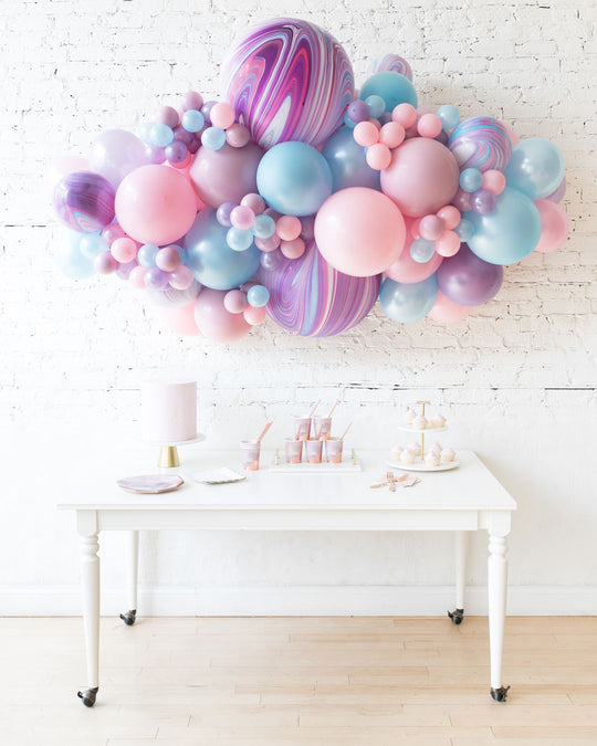 Unicorn Theme - Backdrop Balloon Garland Install Piece