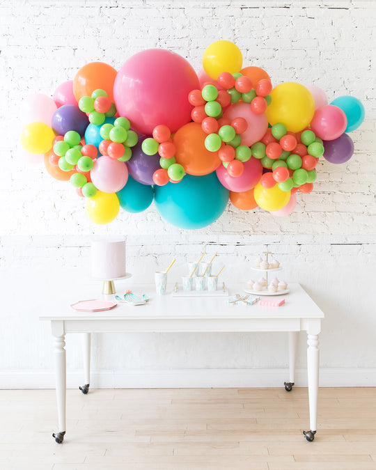 Fiesta Theme - Backdrop Balloon Garland Install Piece