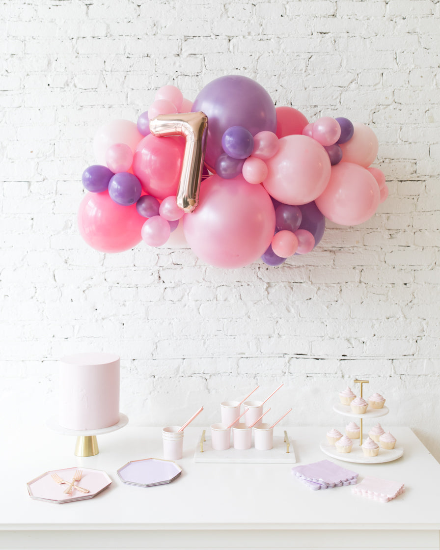 Princess-balloon-number-foil-pink-garland-backdrop-magic-star