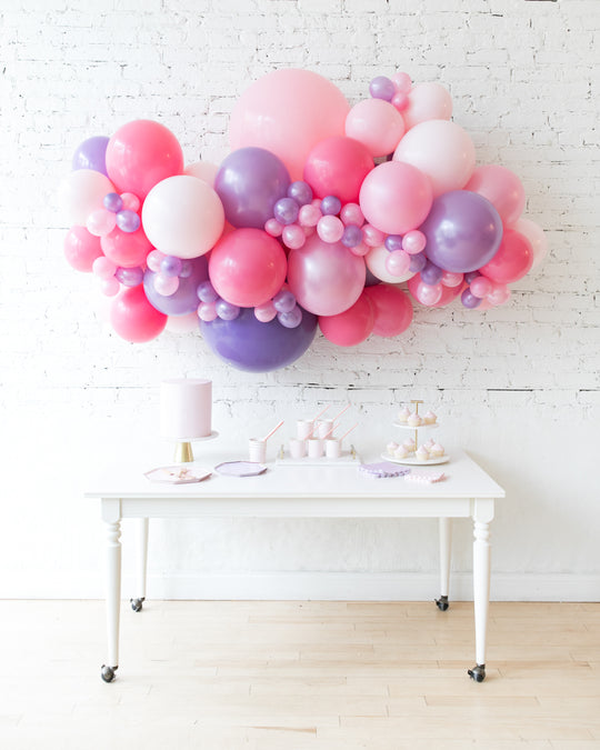 Princess Theme - Backdrop Balloon Garland Install Piece