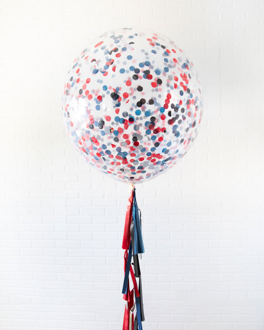 Web Slinger - Confetti Giant Balloon with Tassel