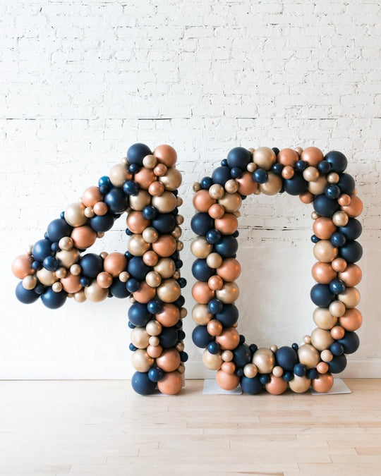 MIdnight Copper - 5ft Freestanding Numbers