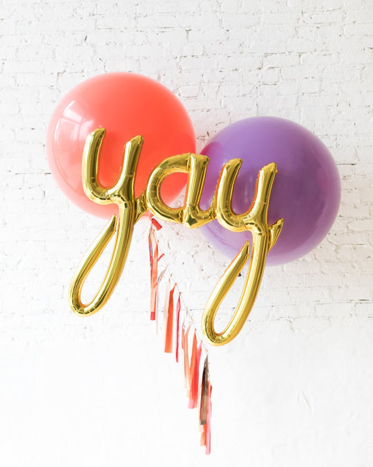 GIFT-Coral & Purple Giant Yay Bouquet